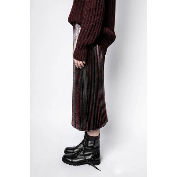 ZADIG & VOLTAIRE Joyce Lurex Skirt - Picture 3 of 11